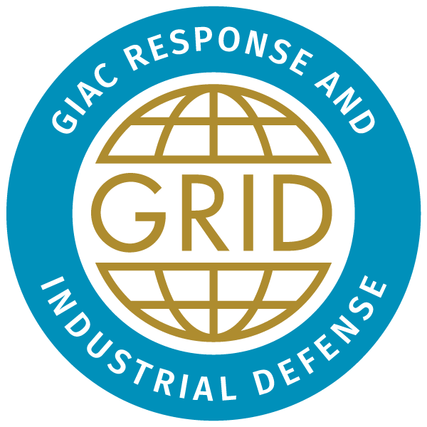 GIAC Response and Industrial Defense (GRID) Incident Response Zertifikat